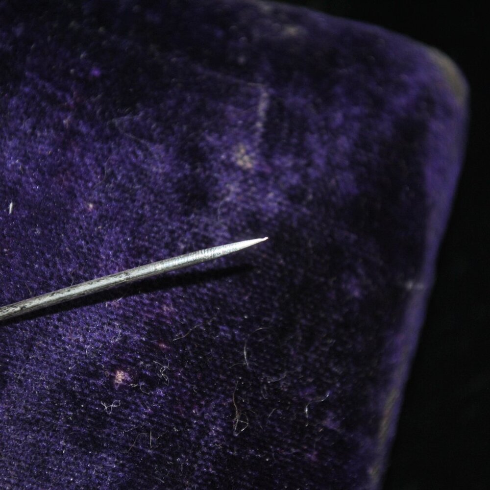 Antique/Vintage Sterling Silver Octagon Stick / Tie Pin - Picture 6 of 10